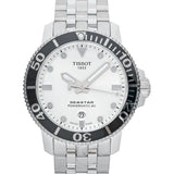 Buy Shop Tissot Seastar 1000 Powermatic 80 Silver Dial Silver Steel Strap Watch For Men - T120.407.11.031.00 USA Online