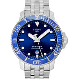 Buy Shop Tissot Seastar 1000 Powermatic 80 Blue Dial Silver Steel Strap Watch For Men - T120.407.11.041.00 USA Online