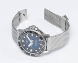 Buy Shop Tissot Seastar 1000 Powermatic 80 Blue Dial SIlver Mesh Bracelet Watch For Men - T120.407.11.041.02 USA Online