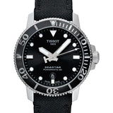 Tissot Seastar 1000 Powermatic 80 Black Dial Black Nylon Strap Watch For Men - T120.407.17.051.00