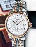 Buy Shop Tissot Le Locle Powermatic 80 Silver Dial Two Tone Steel Strap Watch For Men - T006.407.22.036.01 USA Online