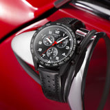 Buy Shop Tissot T Sport PRS 516 Chronograph Black Dial Black Leather Strap Watch for Men - T131.617.36.051.00 USA Online