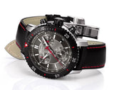 Buy Shop Tissot T Sport PRS 200 Chronograph Grey Dial Black Leather Strap Watch For Men - T067.417.26.051.00 USA Online