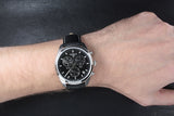 Buy Shop Tissot PR 100 Chronograph Black Dial Black Leather Strap Watch For Men - T101.417.16.051.00 USA Online