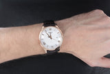 Buy Shop Tissot T Classic Tradition Silver Dial Brown Leather Strap Watch For Men - T063.610.36.038.00 USA Online