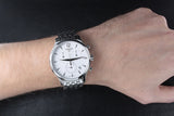 Buy Shop Tissot T Classic Tradition Chronograph White Dial Silver Steel Strap Watch For Men - T063.617.11.037.00 USA Online