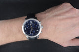 Buy Shop Tissot PRC 200 Chronograph Blue Dial Blue Leather Strap Watch For Men - T055.417.16.047.00 USA Online