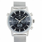 Buy Shop Tommy Hilfiger Harrison Quartz Grey Dial Silver Mesh Bracelet Watch for Men - 1790877 USA Online