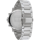 Buy Shop Tommy Hilfiger Chronograph Grey Dial Silver Steel Strap Watch for Men - 1710382 USA Online