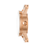 Buy Shop Tory Burch Reva Rose Gold Dial Rose Gold Steel Strap Watch for Women - TBW4043 USA Online