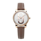 Buy Shop Marc Jacobs Corie White Dial Brown Leather Strap Watch for Women - MJ1581 USA Online