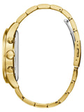 Buy Shop Guess Multifunction Black Dial Gold Steel Strap Watch for Men - W0602G1 USA Online