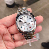 Buy Shop Marc Jacobs Mandy Silver Dial Silver Steel Strap Watch for Women - MJ3548 USA Online
