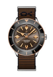 Buy Shop Breitling Superocean Heritage '57 Outerknown Limited Edition Brown Dial Brown NATO Strap Watch for Men - U103701A1Q1W1 USA Online
