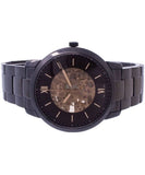 Buy Shop Fossil Neutra Automatic Skeleton Black Dial Black Steel Strap Watch for Men - ME3183 USA Online