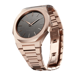 Buy Shop D1 Milano Ultra Thin Grey Dial Gold Steel Strap Watch for Men - D1-UTBJ08 USA Online