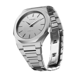 Buy Shop D1 Milano Ultra Thin Linen White Dial Silver Steel Strap Watch for Unisex - D1-UTBJ23 USA Online