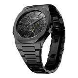 Buy Shop D1 Milano Ultra Thin Two Tone Black Steel Strap Watch for Men - D1-UTBJ31 USA Online