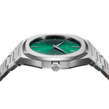 Buy Shop D1 Milano Ultra Thin Green Dial Silver Steel Strap Watch for Men - D1-UTBJ37 USA Online
