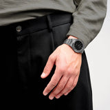 Buy Shop D1 Milano Ultra Thin Re-Gun Black Dial Gray Steel Strap Watch for Men - D1-UTBJ41 USA Online