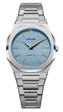 Buy Shop D1 Milano Ultra Thin Blue Dial Silver Steel Strap Watch for Women - D1-UTBL17 USA Online