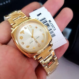 Buy Shop Marc Jacobs Mandy White Dial Gold Steel Strap Watch for Women - MJ3573 USA Online