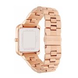 Buy Shop Michael Kors Lake Quartz White Dial Rose Gold Steel Strap Watch For Women - MK3645 USA Online