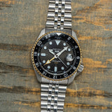 Buy Shop Seiko 5 Sports GMT US Special Edition Automatic Grey Dial Silver Steel Strap Watch For Men - SSK021K1 USA Online