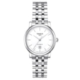 Tissot T Classic Carson Premium Silver Dial Silver Steel Strap Watch for Women - T122.207.11.031.00