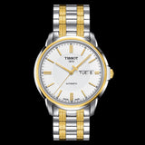 Buy Shop Tissot T Classic Automatics III White Dial Two Tone Steel Strap Watch For Men - T065.430.22.031.00 USA Online