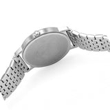 Buy Shop Emporio Armani Kappa Black Dial Silver Steel Strap Watch For Men - AR11152 USA Online