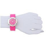 Buy Shop Marc Jacobs Amy Pop Pink Dial Pink Leather Strap Watch for Women - MBM1286 USA Online