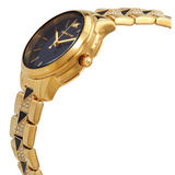 Buy Shop Michael Kors Runway Mercer Quartz Black Dial Two Tone Steel Strap Watch For Women - MK6672 USA Online