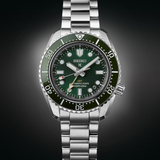 Buy Shop Seiko Prospex GMT Divers Automatic Marine Green Dial Silver Steel Strap Watch For Men - SPB381J1 USA Online