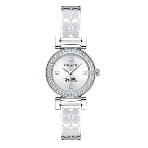 Buy Shop Coach Madison White Dial Silver Steel Strap Watch for Women - 14502201 USA Online