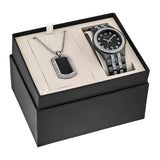 Buy Shop Bulova Crystal Collection Black Dial Two Tone Steel Strap Watch for Men - 98K101 USA Online