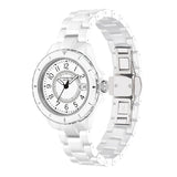 Coach Preston White Dial White Steel Strap Watch for Women - 14503462