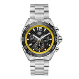 Buy Shop Tag Heuer Formula 1 Chronograph Black Dial Silver Steel Strap Watch for Men- CAZ101AC.BA0842 USA Online