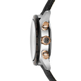 Buy Shop Tag Heuer Carrera Chronograph Black Dial Black Leather Strap Watch for Men - CBN2A5A.FC6481 USA Online