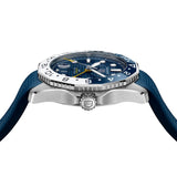 Buy Shop Tag Heuer Aquaracer Professional 300 GMT Automatic Blue Dial Blue Rubber Strap Watch for Men - WBP2010.FT6198 USA Online