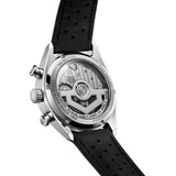 Buy Shop Tag Heuer Carrera Automatic Chronograph Black Dial Black Leather Strap Watch for Men - CBS2210.FC6534 USA Online