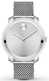 Buy Shop Movado Bold Silver Dial Silver Mesh Bracelet Watch For Women - 3600241 USA Online