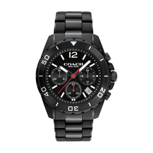Buy Shop Coach Kent Chronograph Black Dial Black Steel Strap Watch for Men - 14602554 USA Online