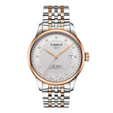 Buy Shop Tissot Le Locle Powermatic 80 Silver Dial Two Tone Steel Strap Watch For Men - T006.407.22.036.01 USA Online