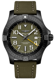 Buy Shop Breitling Avenger Automatic GMT 45 Night Mission Green Dial Green Nylon Strap Watch for Men - V323952A1L1X1 USA Online