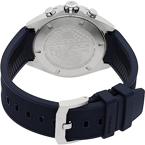 Buy Shop Tag Heuer Formula 1 Red Bull Racing Chronograph Blue Dial Blue Rubber Strap Watch for Men - CAZ101AL.FT8052 USA Online