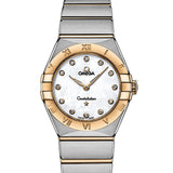 Buy Shop Omega Constellation Manhattan Mother of Pearl Dial Two Tone Steel Strap Watch for Women - 131.20.28.60.55.002 USA Online