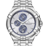 Buy Shop Maurice Lacroix Aikon Chronograph Silver Dial Silver Steel Strap Watch for Men - AI1018-SS002-131-1 USA Online