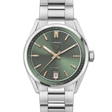 Buy Shop Tag Heuer Carrera Date Automatic 18K Green Dial Silver Steel Strap Watch for Women - WBN2312.BA0001 USA Online