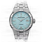 Maurice Lacroix Aikon Automatic Limited Summer Edition Blue Dial Silver Steel Strap Watch For Men - AI6008-SS00F-431-1